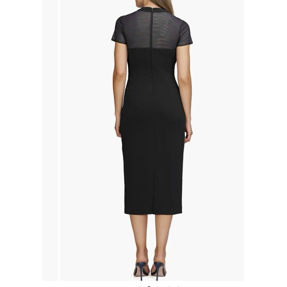 JS Collections Navy Midi Dress - Picture 4 of 6